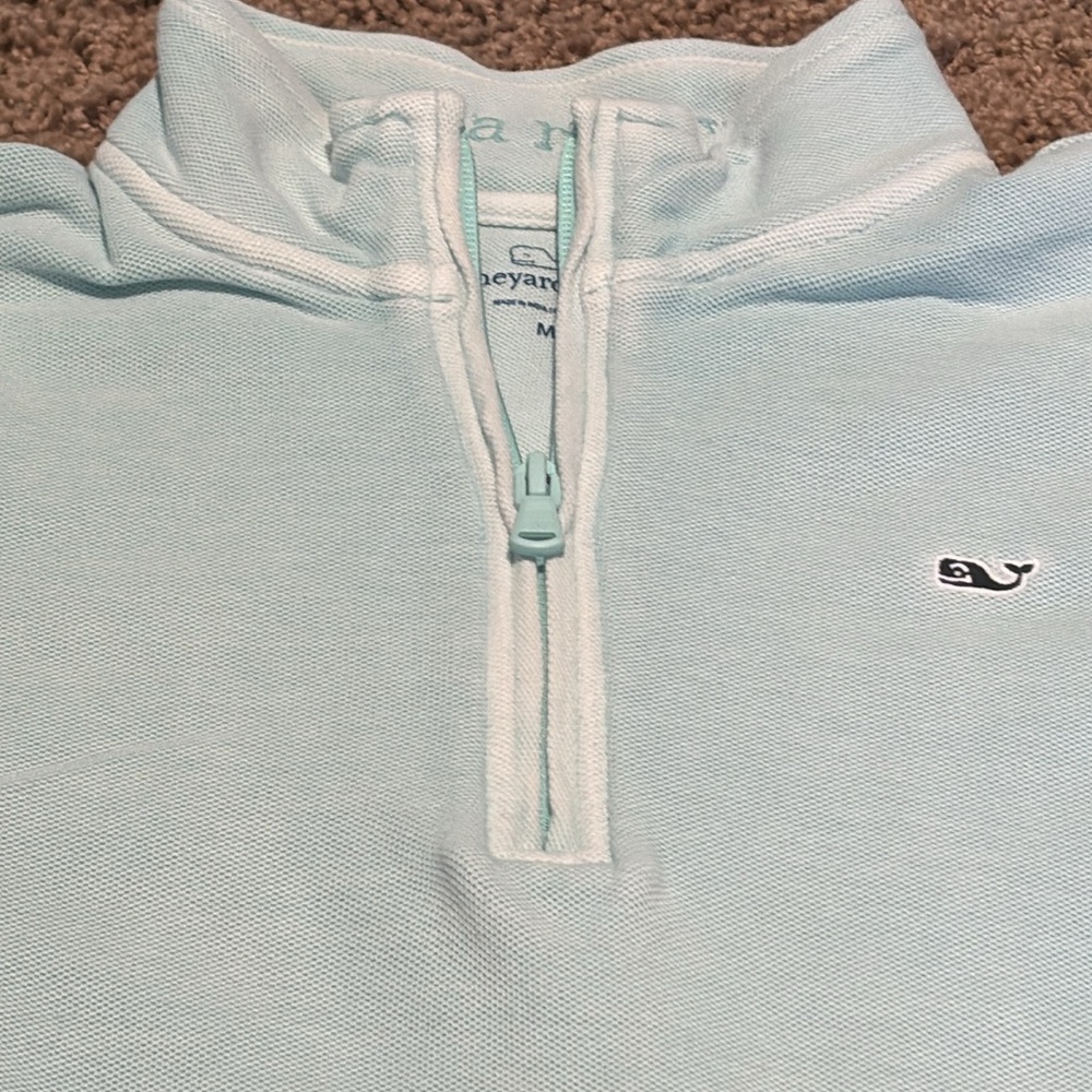 Vineyard Vines Shep Zip Up Sweater Whale
